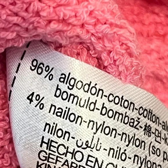 ZARA Women’s Pink Scoop Neck Contrast Stitch Button Down Cardigan Sweater Size M - Picture 5 of 5